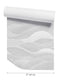 a white wallpaper with wavy lines on it