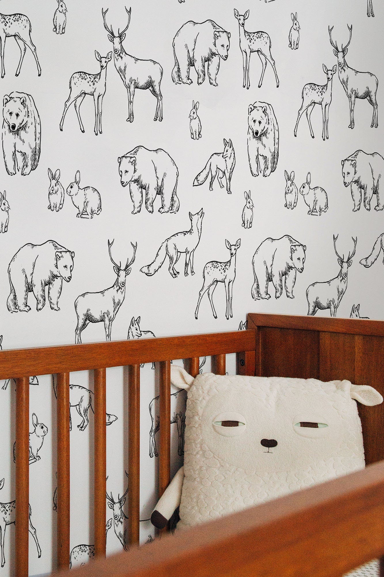 Woodland Animal Wallpaper
