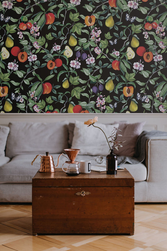 Fruits & Flowers Wallpaper