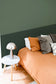 Two Color Solid Green Wallpaper